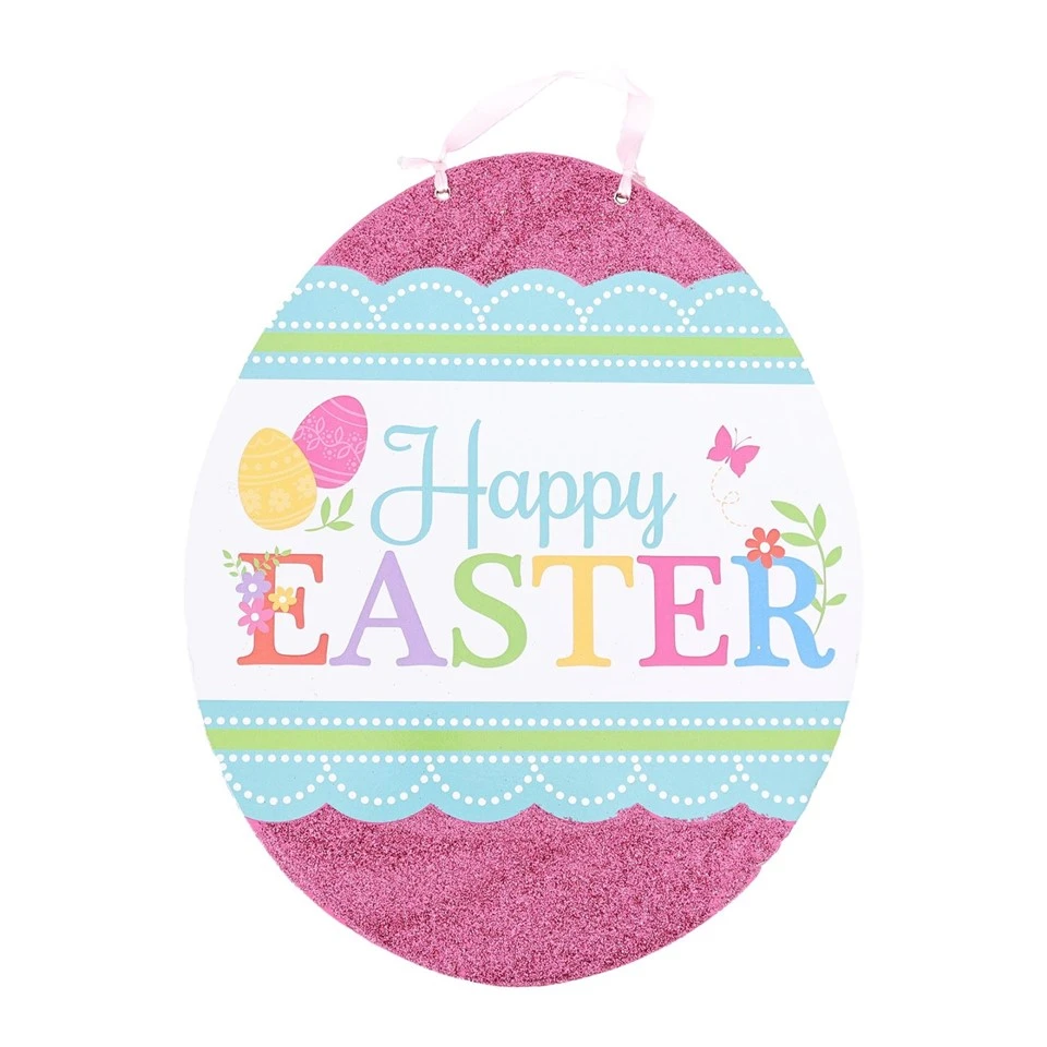 Pastel Happy Easter Egg Sign suppliers