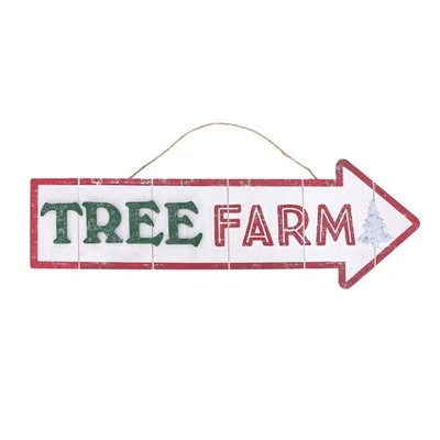 Rustic "TREE FARM" Agyan Nnua a Wɔde Sɛn Nsɛnkyerɛnne